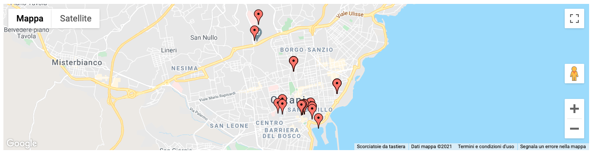 Mappa statica Catania