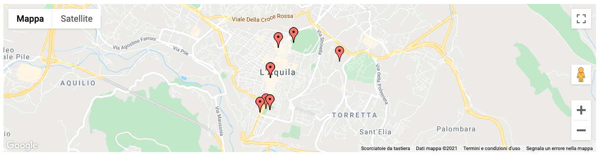 Mappa statica di L'Aquila