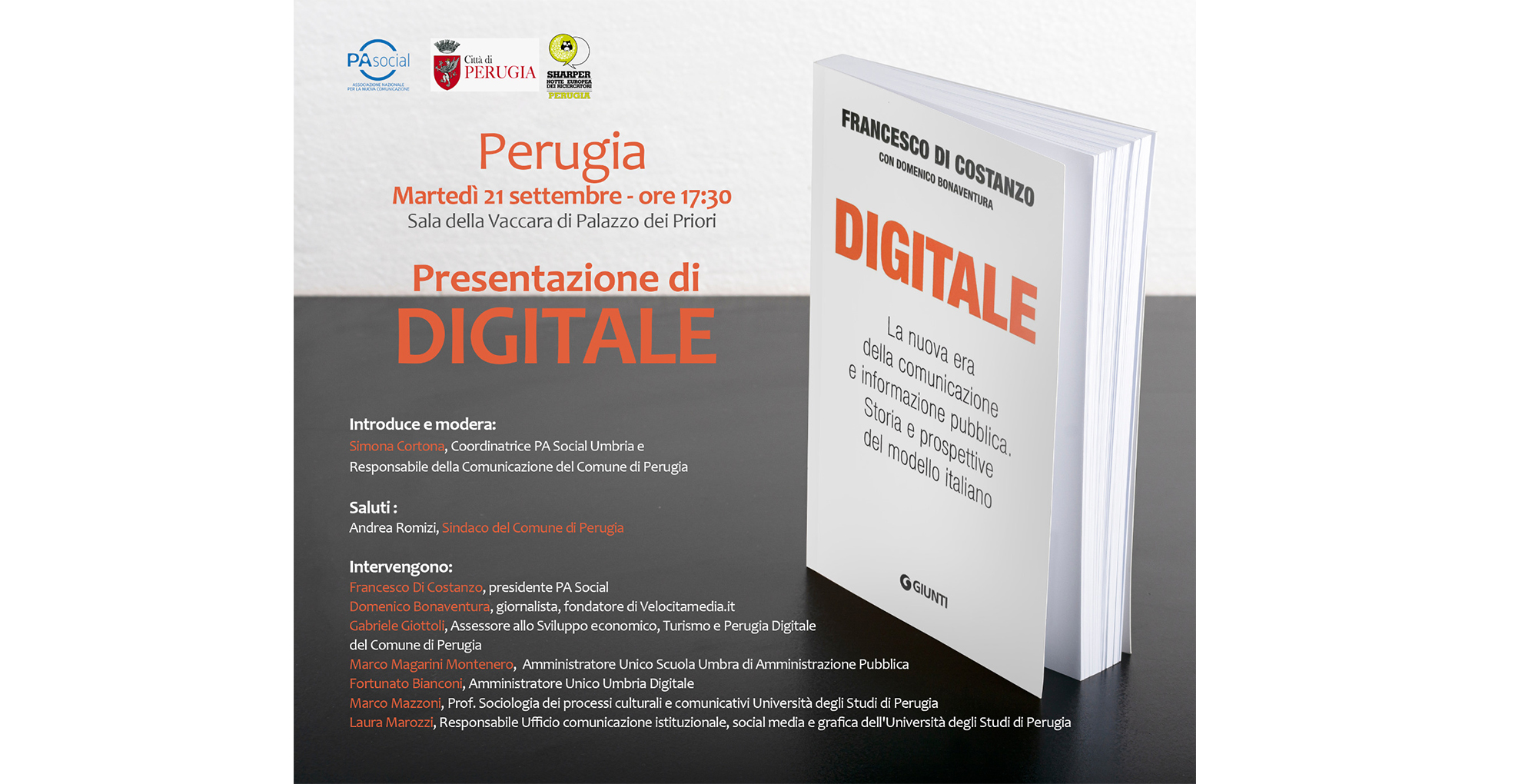 Presentazione del libro “Digitale” di Francesco Di Costanzo