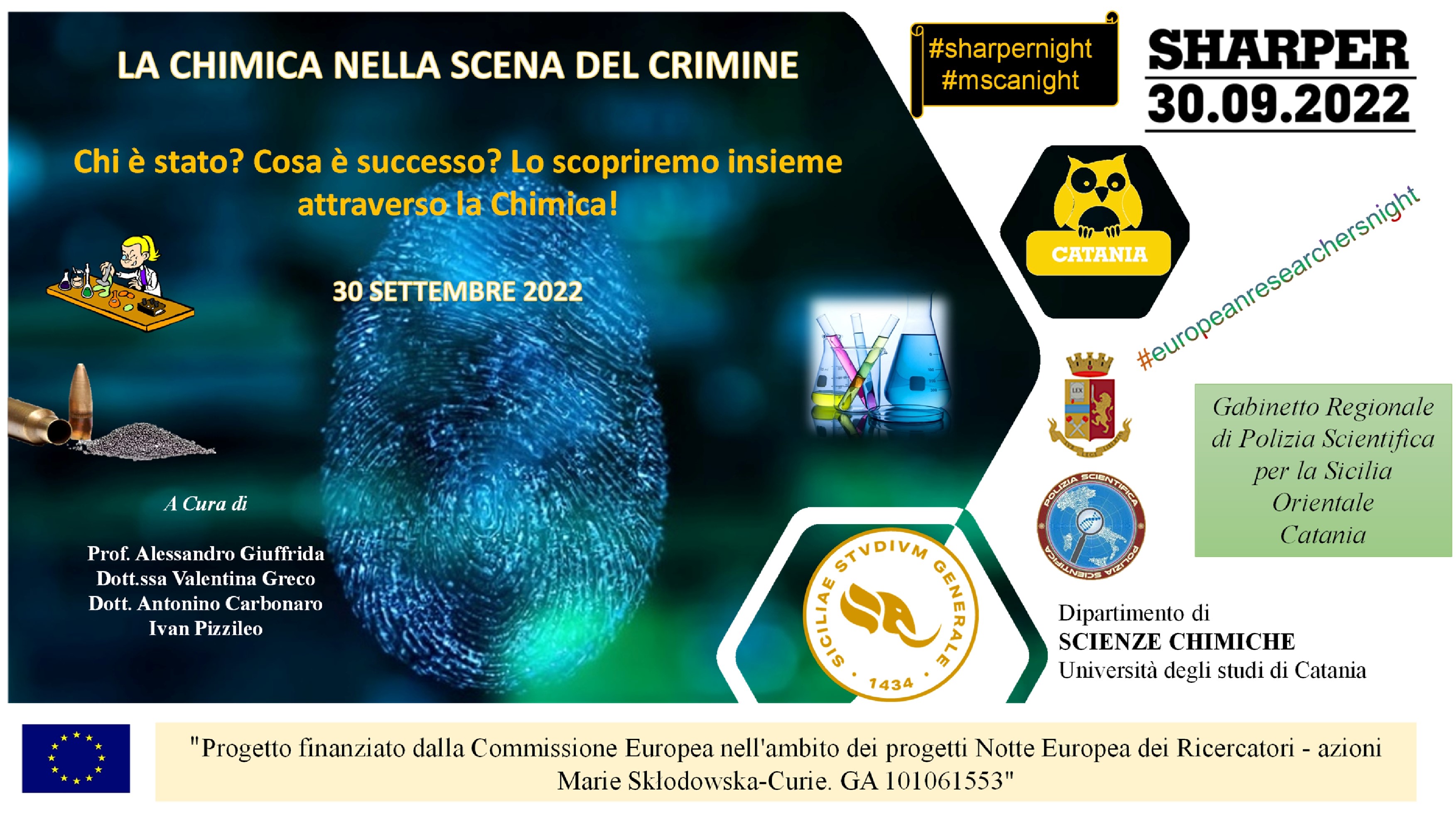 Polizia Scientifica, DSC - Unict, Università di Catania