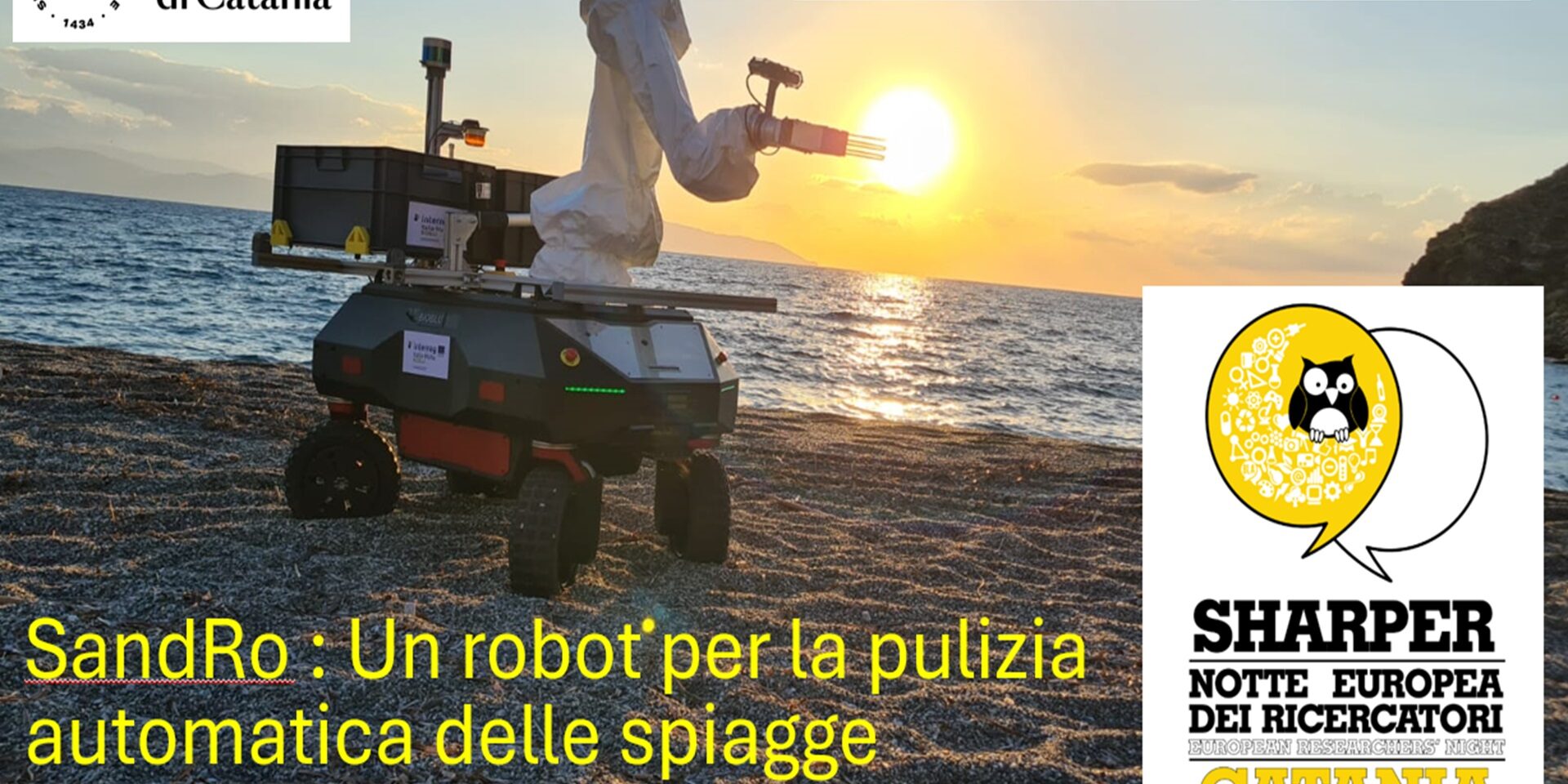 SandRo Un robot per la pulizia automatica delle spiagge