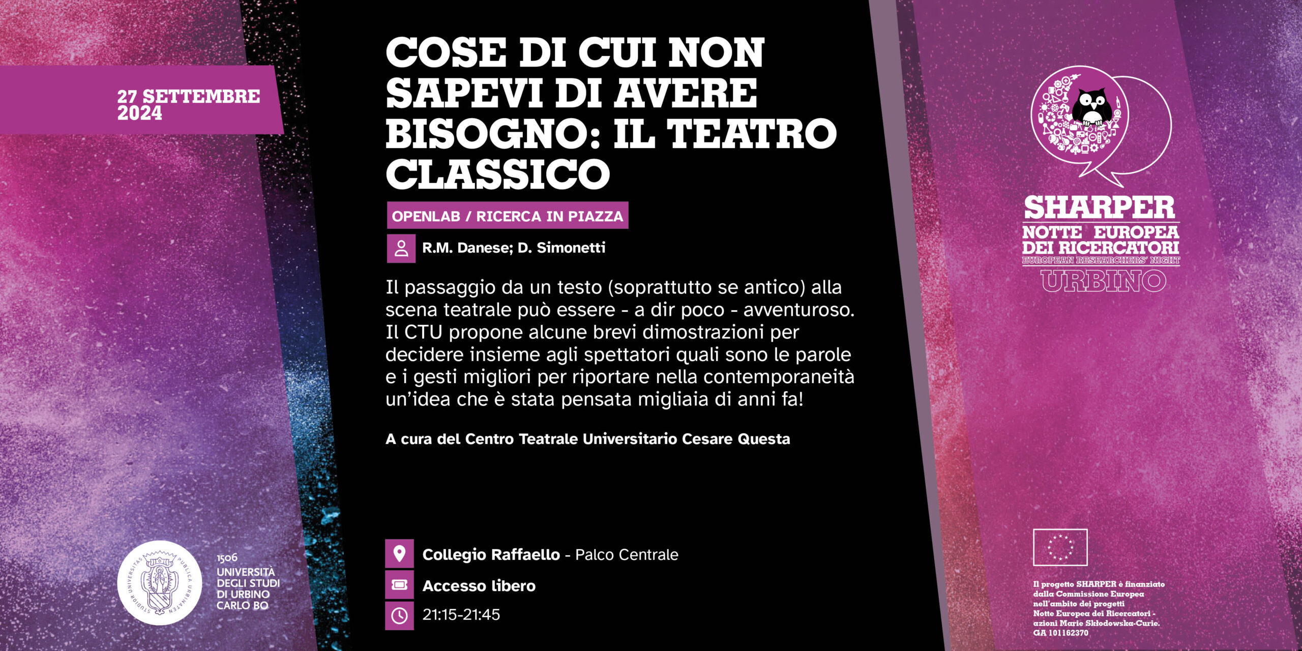 COSE DI CUI NON SAPEVI DI AVERE BISOGNO: IL TEATRO CLASSICO