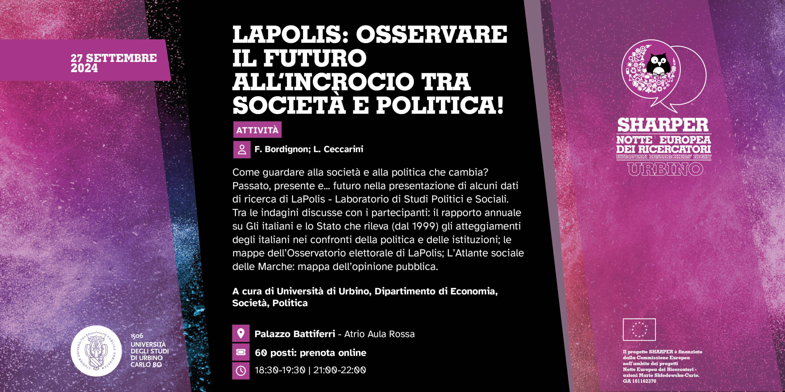 LAPOLIS: OSSERVARE IL FUTURO ALL’INCROCIO TRA SOCIETÀ E POLITICA!