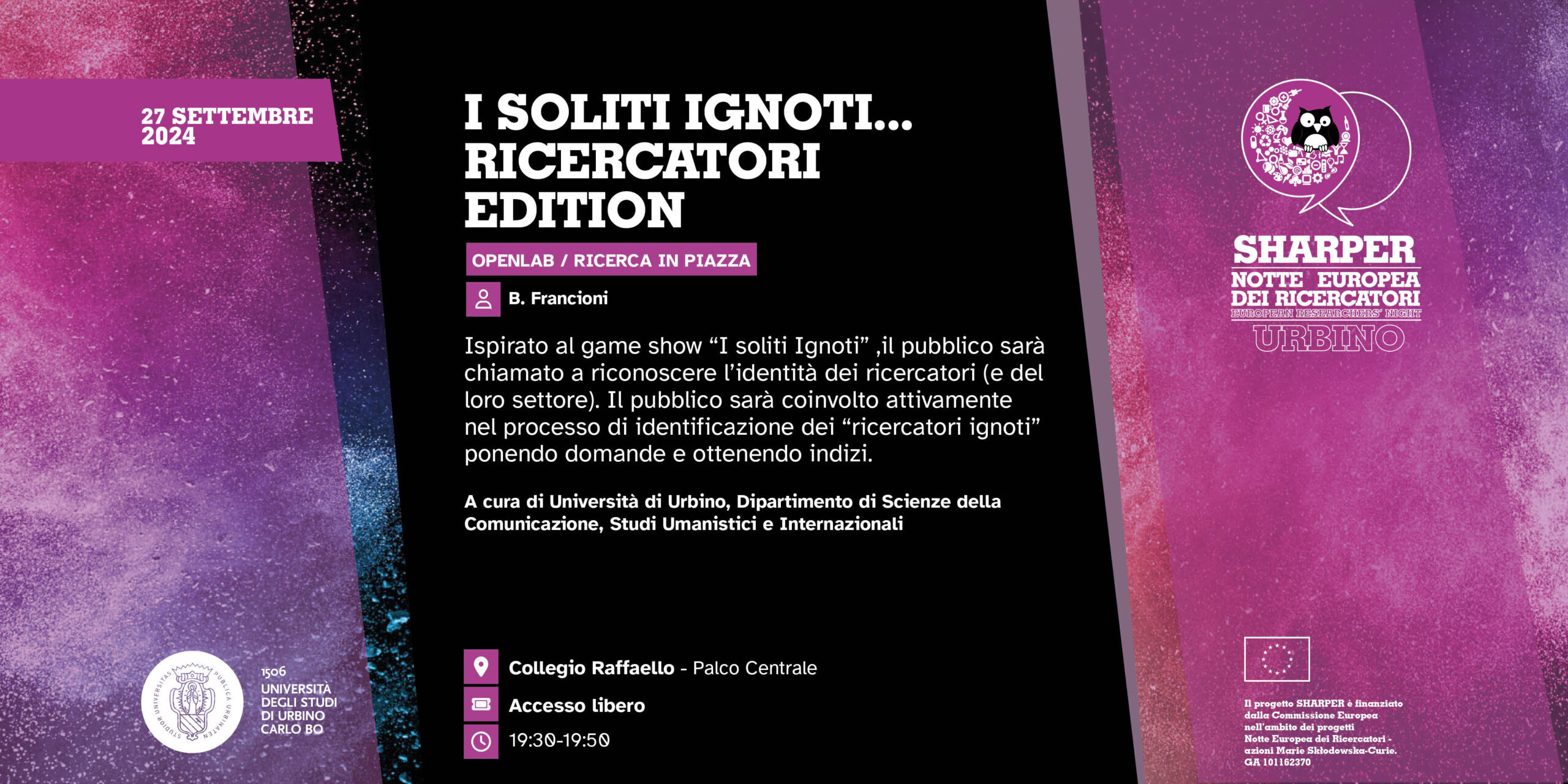 I SOLITI IGNOTI…RICERCATORI EDITION