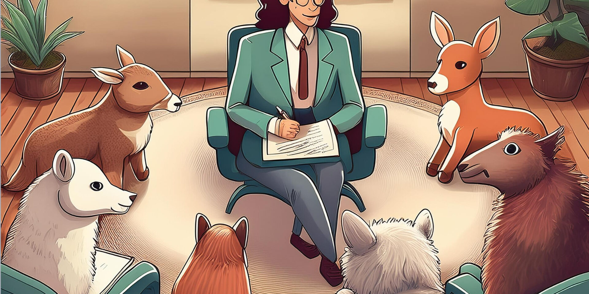 Vet therapy, gli animali si confidano