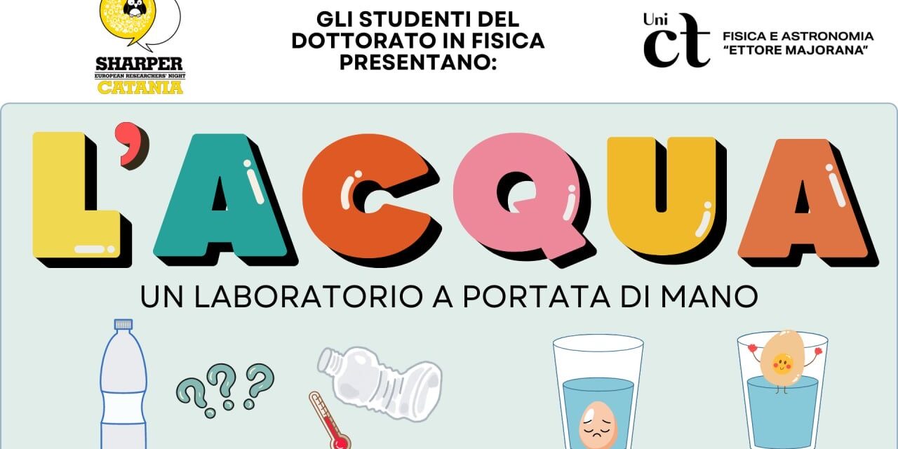 L’acqua: un laboratorio a portata di mano