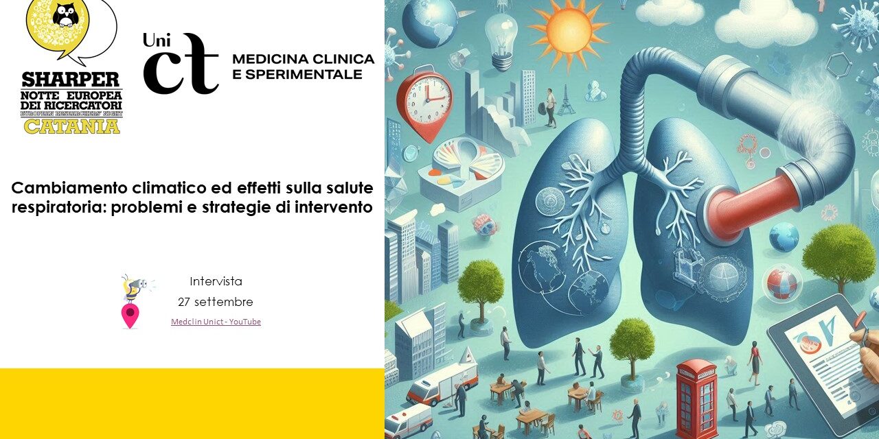 Cambiamento climatico ed effetti sulla salute respiratoria: problemi e strategie di intervento