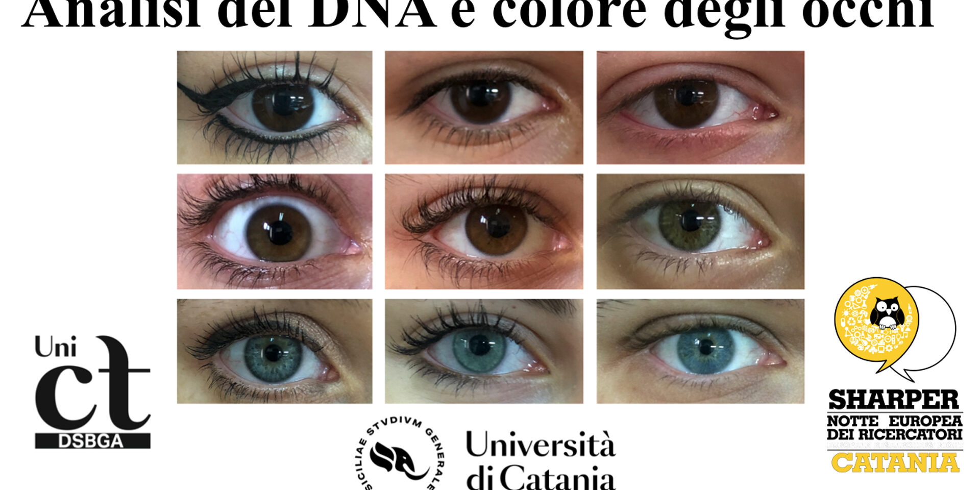 Analisi del DNA e colore degli occhi