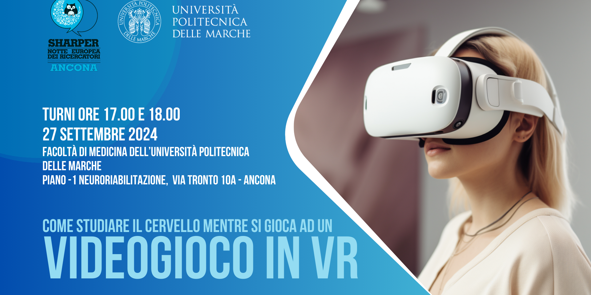 COME STUDIARE IL CERVELLO MENTRE SI GIOCA AD UN VIDEO GAME IN VR