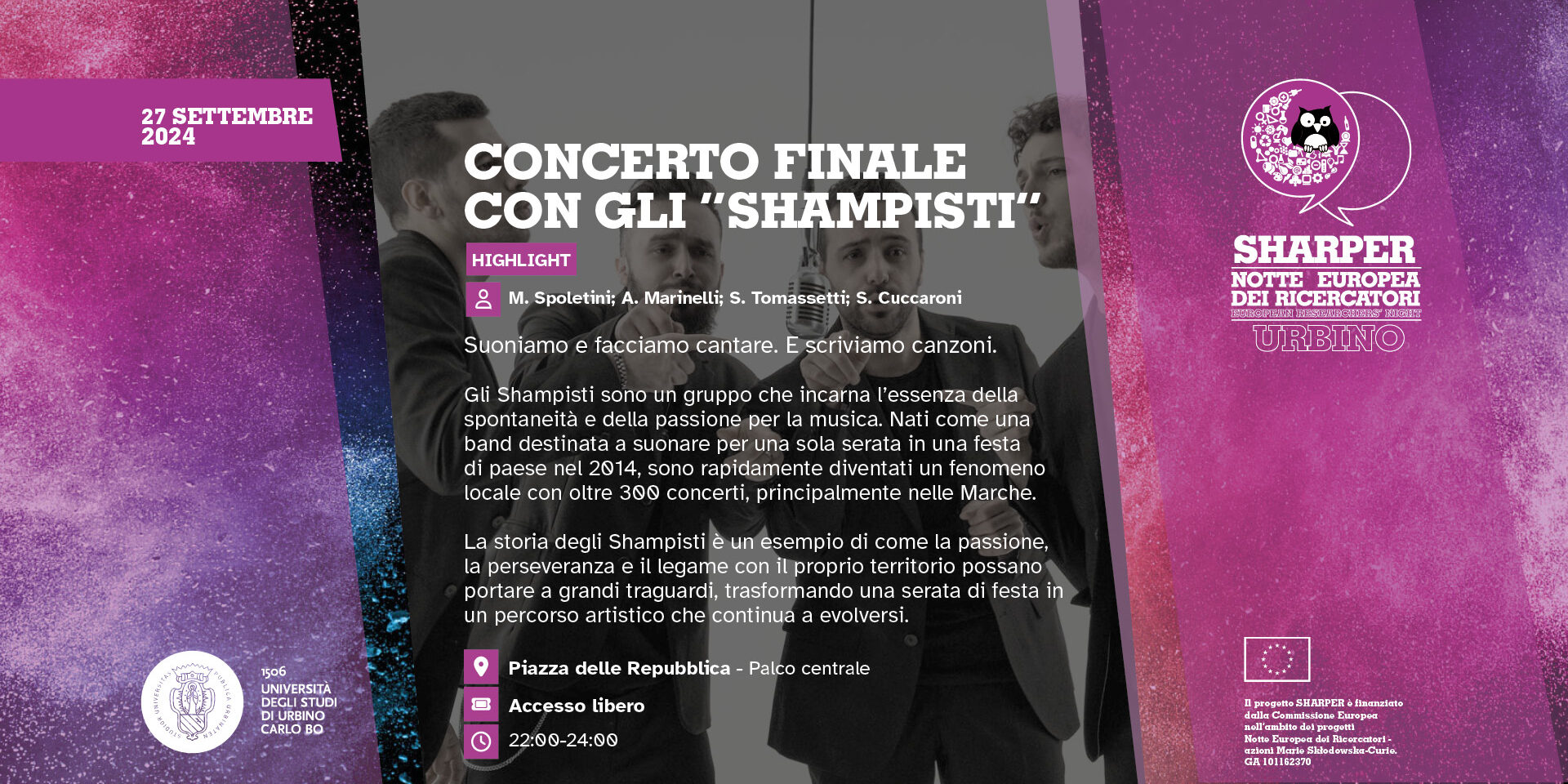 CONCERTO FINALE CON GLI “SHAMPISTI”