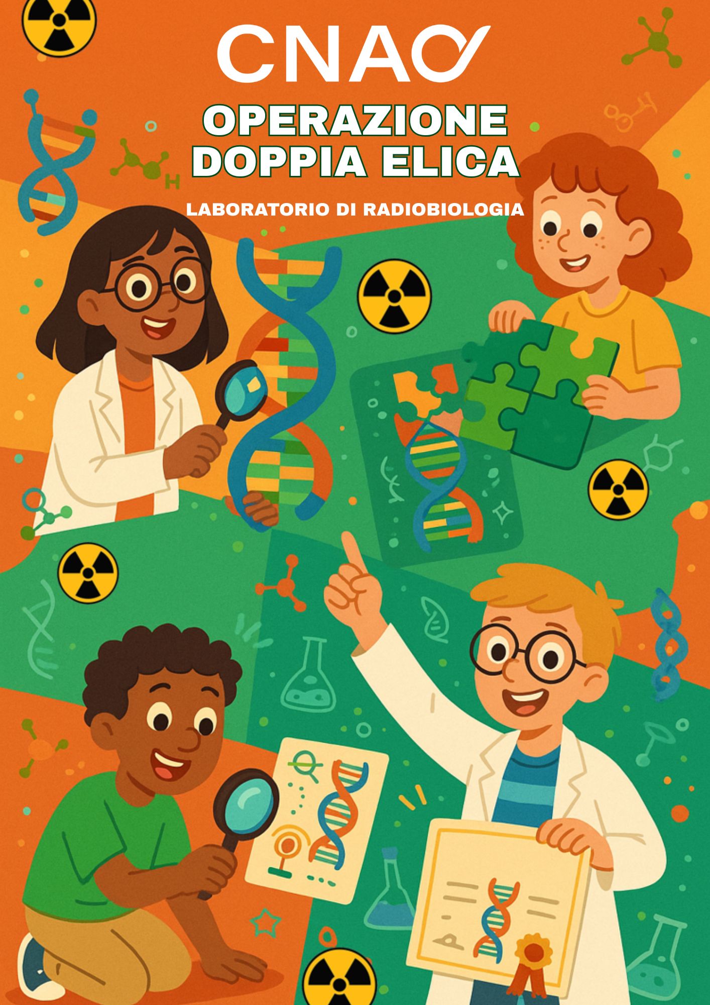 Laboratorio Radiobiologia:Operazione Doppia Elica