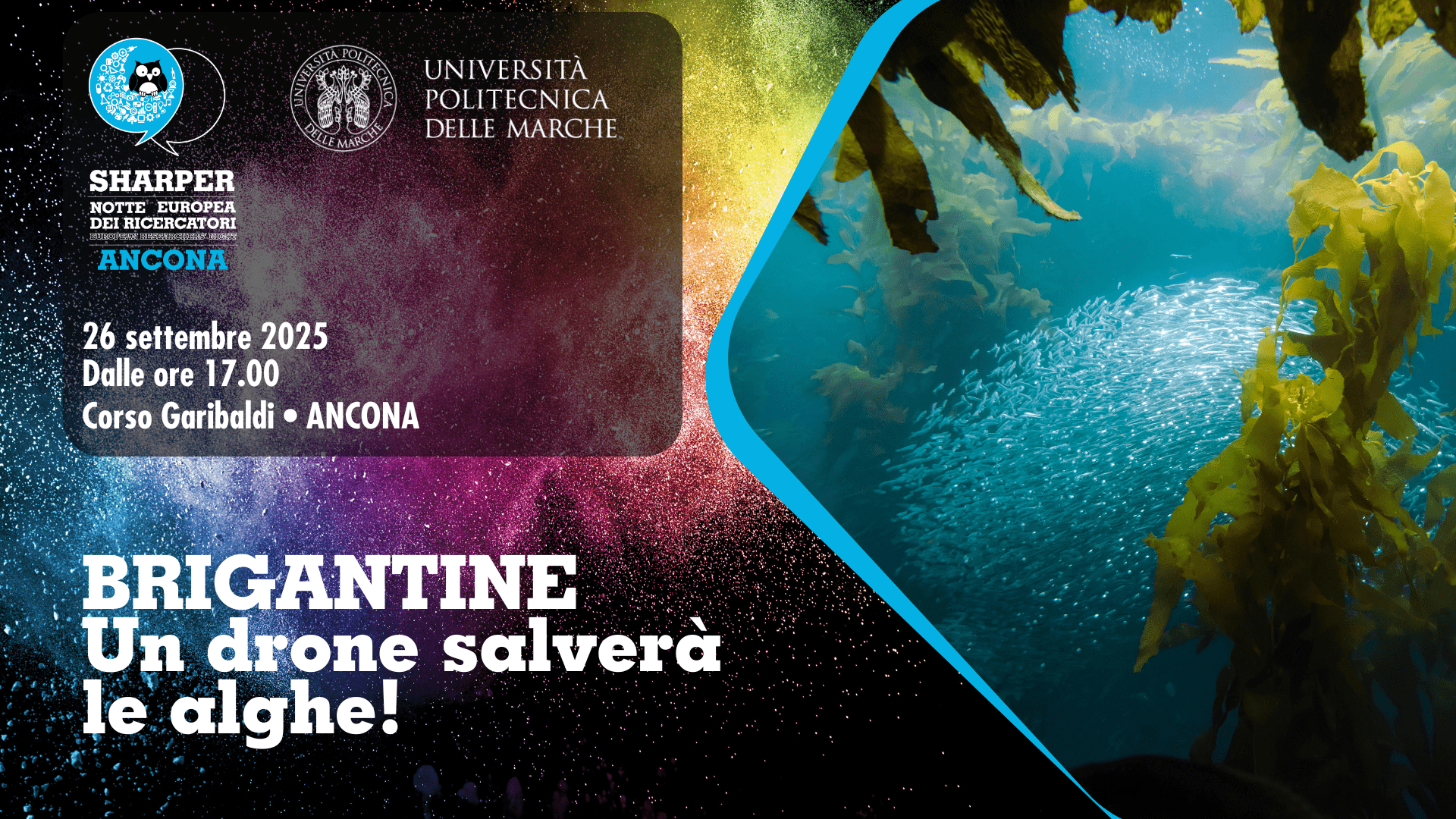 BRIGANTINE: Un drone salverà le alghe!