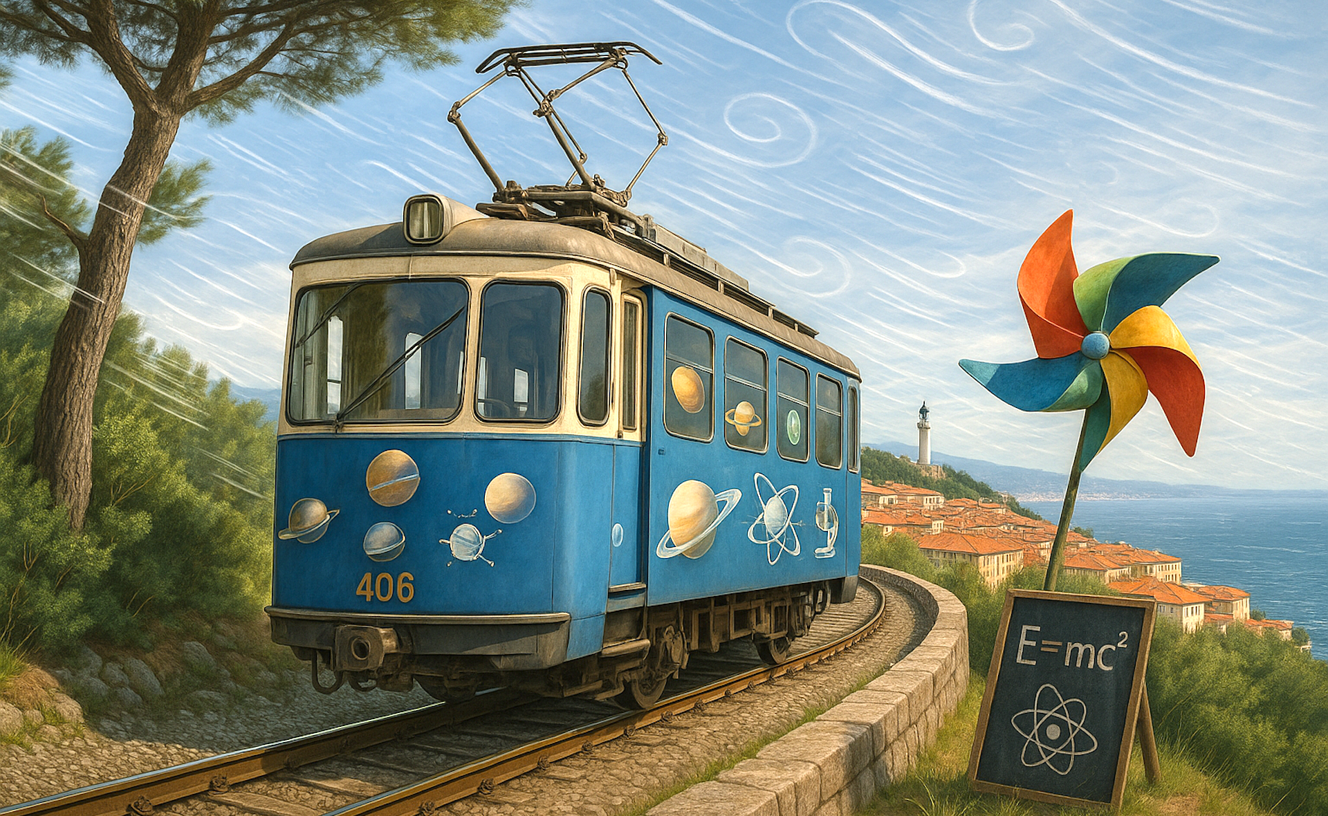 NON PERDERE IL TRAM DELLA SCIENZA: UN VIAGGIO TRA BINARI, RICERCA E VENTO