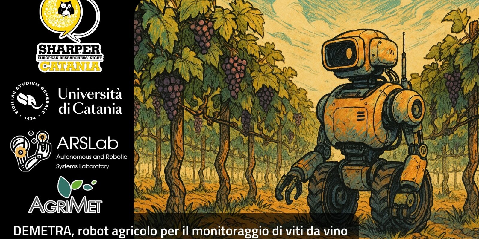 “DEMETRA, un robot agricolo per il monitoraggio delle viti da vino”