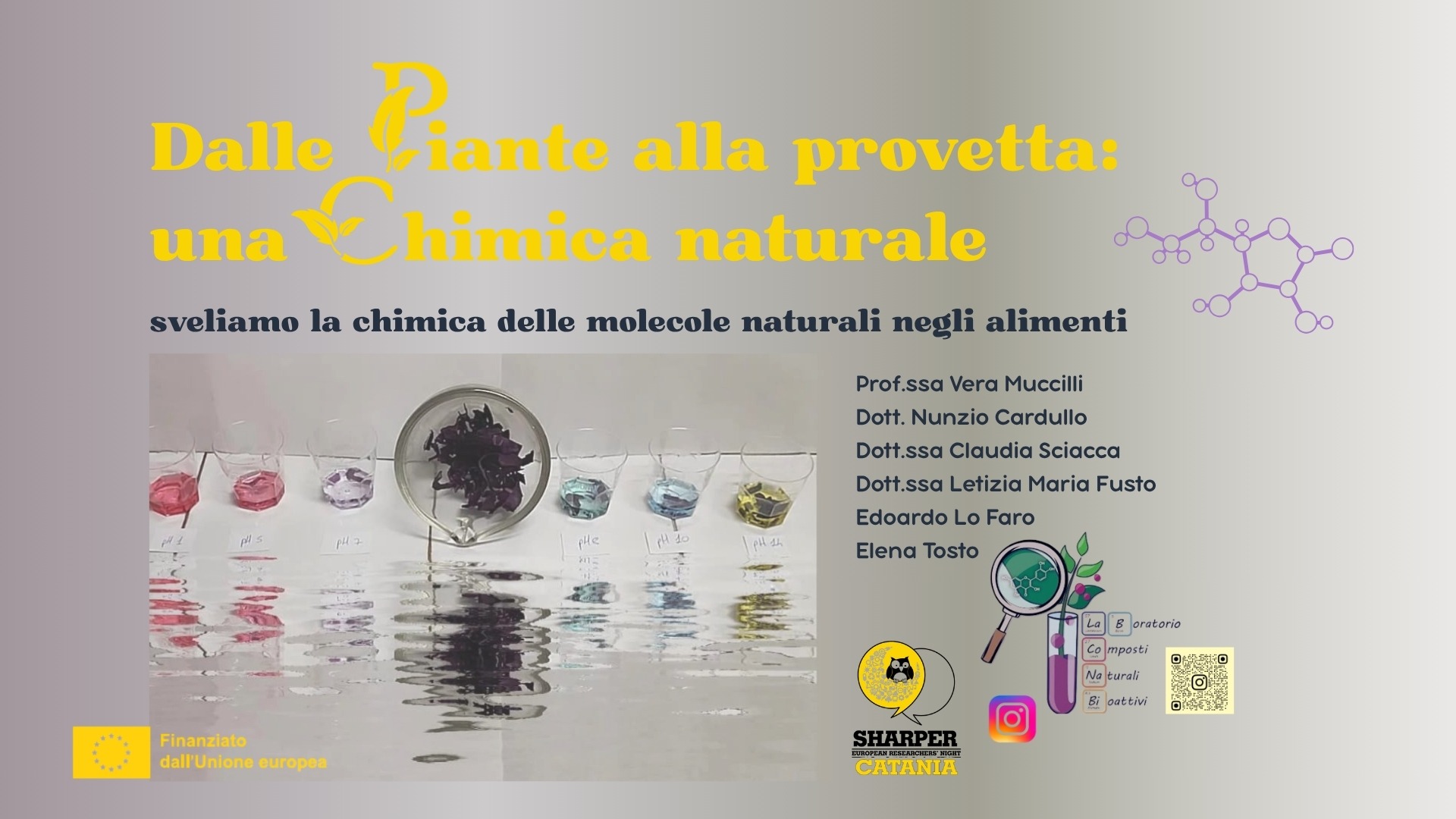 Dalle piante alla provetta: una chimica naturale