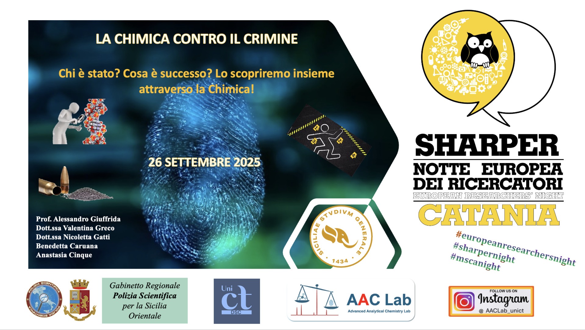 “La Chimica contro il crimine “