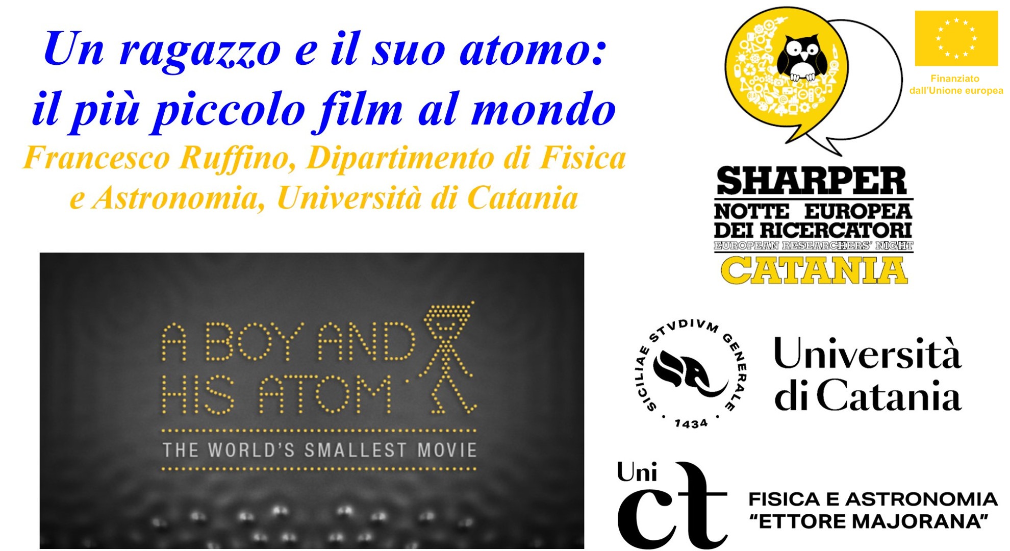 Un ragazzo e il suo atomo: il più piccolo film al mondo