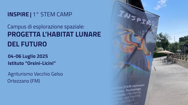 Inspire camp – progettare habitat lunare del futuro