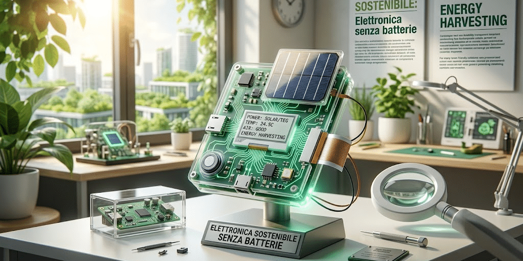 Elettronica sostenibile senza batterie