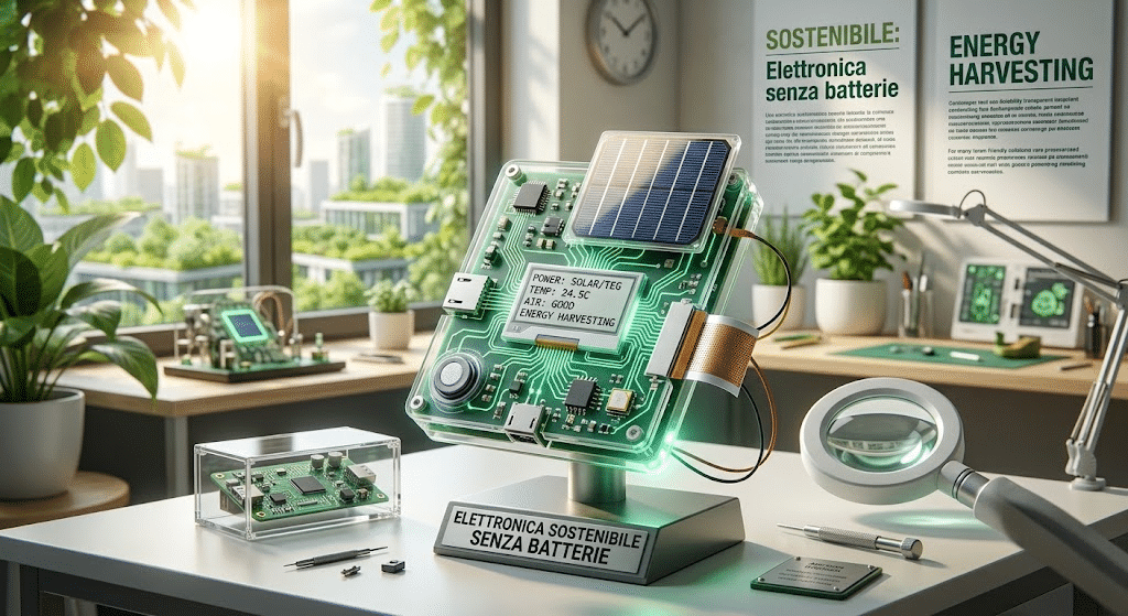 Elettronica sostenibile senza batterie