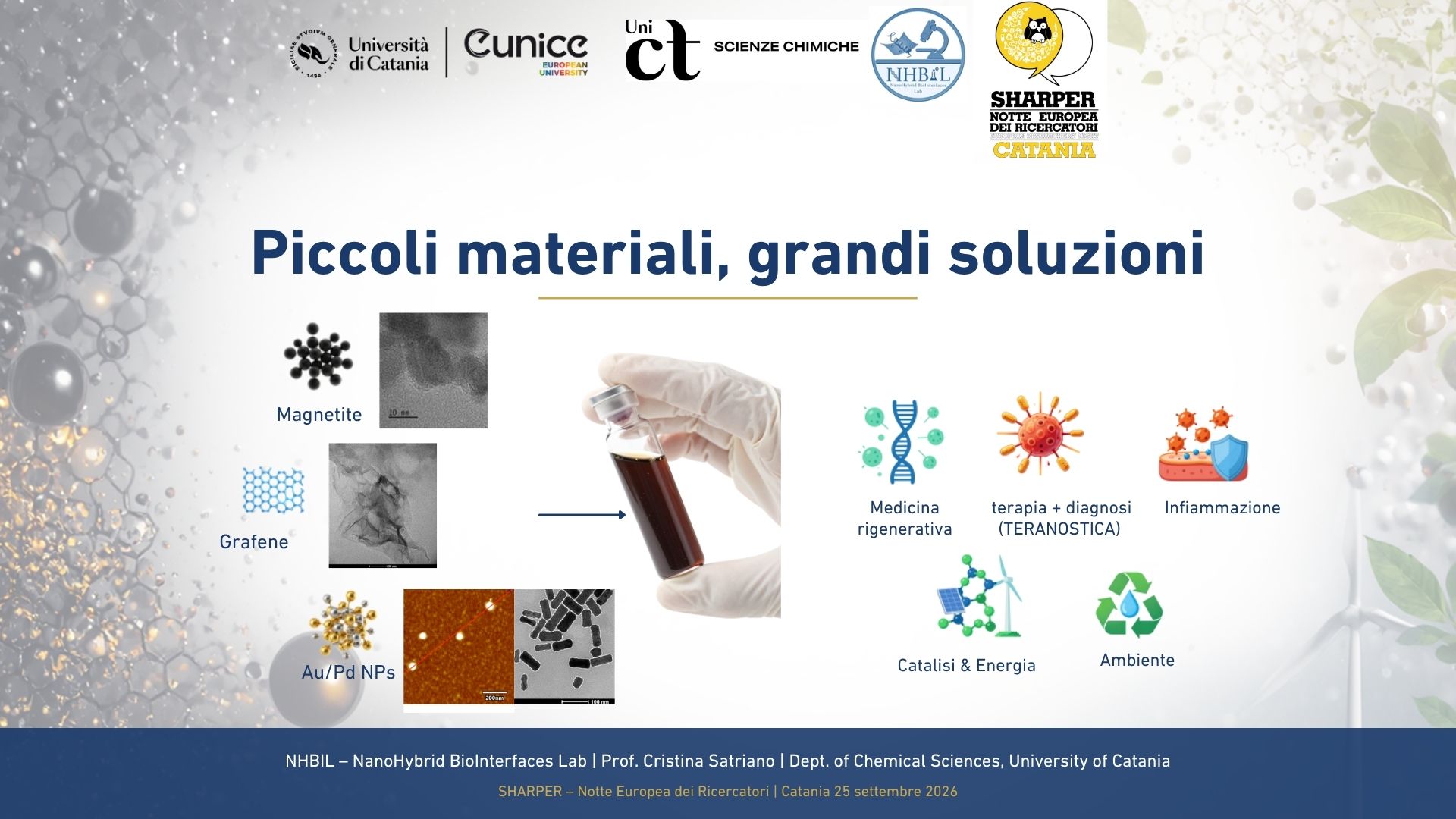 Piccoli materiali, grandi soluzioni