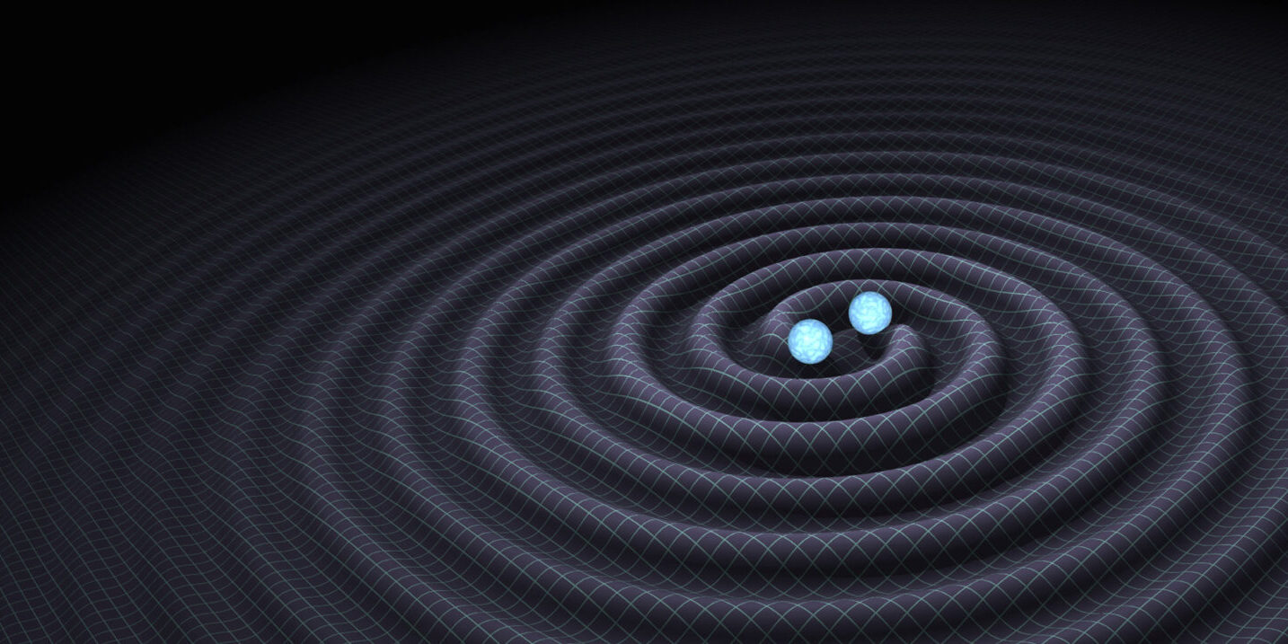 Come andare dritto su uno spazio curvo? Ce lo dicono le onde gravitazionali!