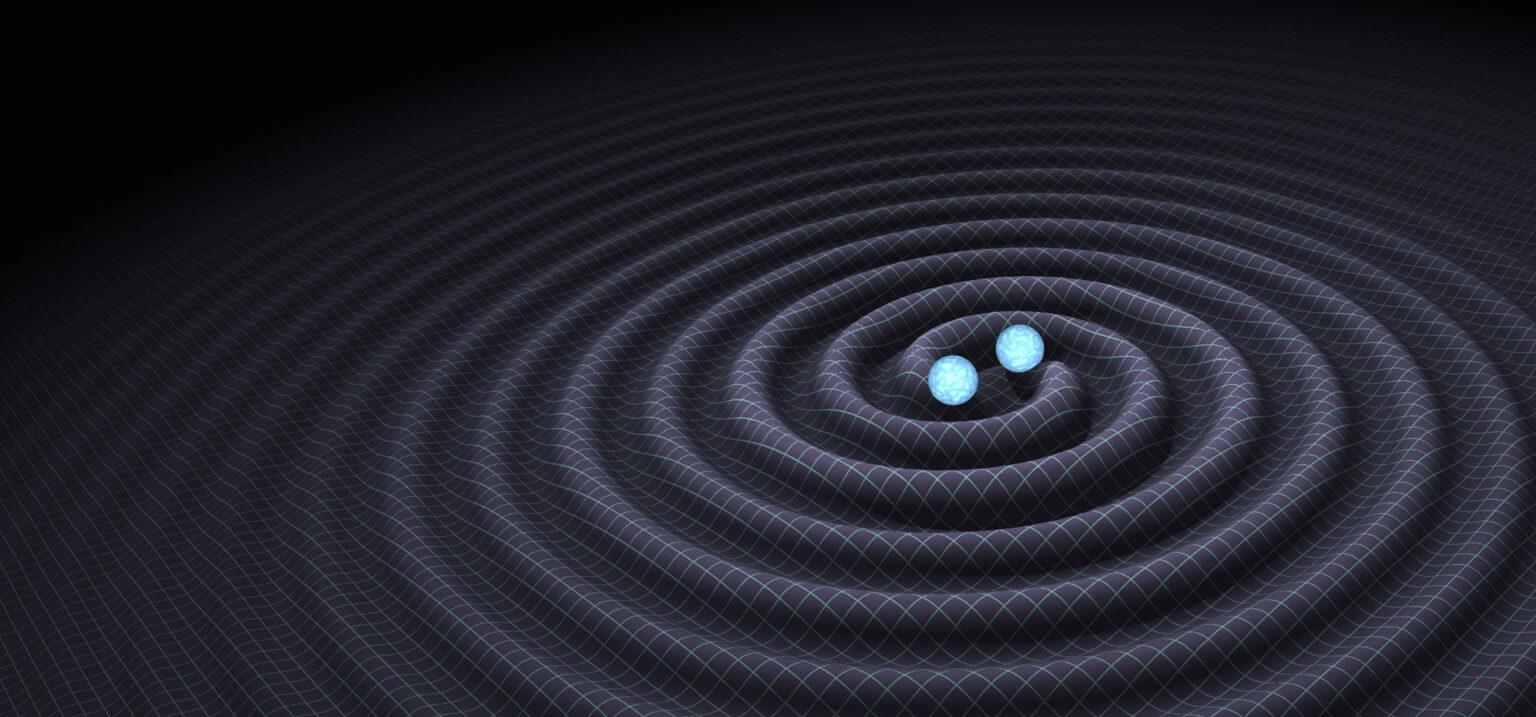 Come andare dritto su uno spazio curvo? Ce lo dicono le onde gravitazionali!