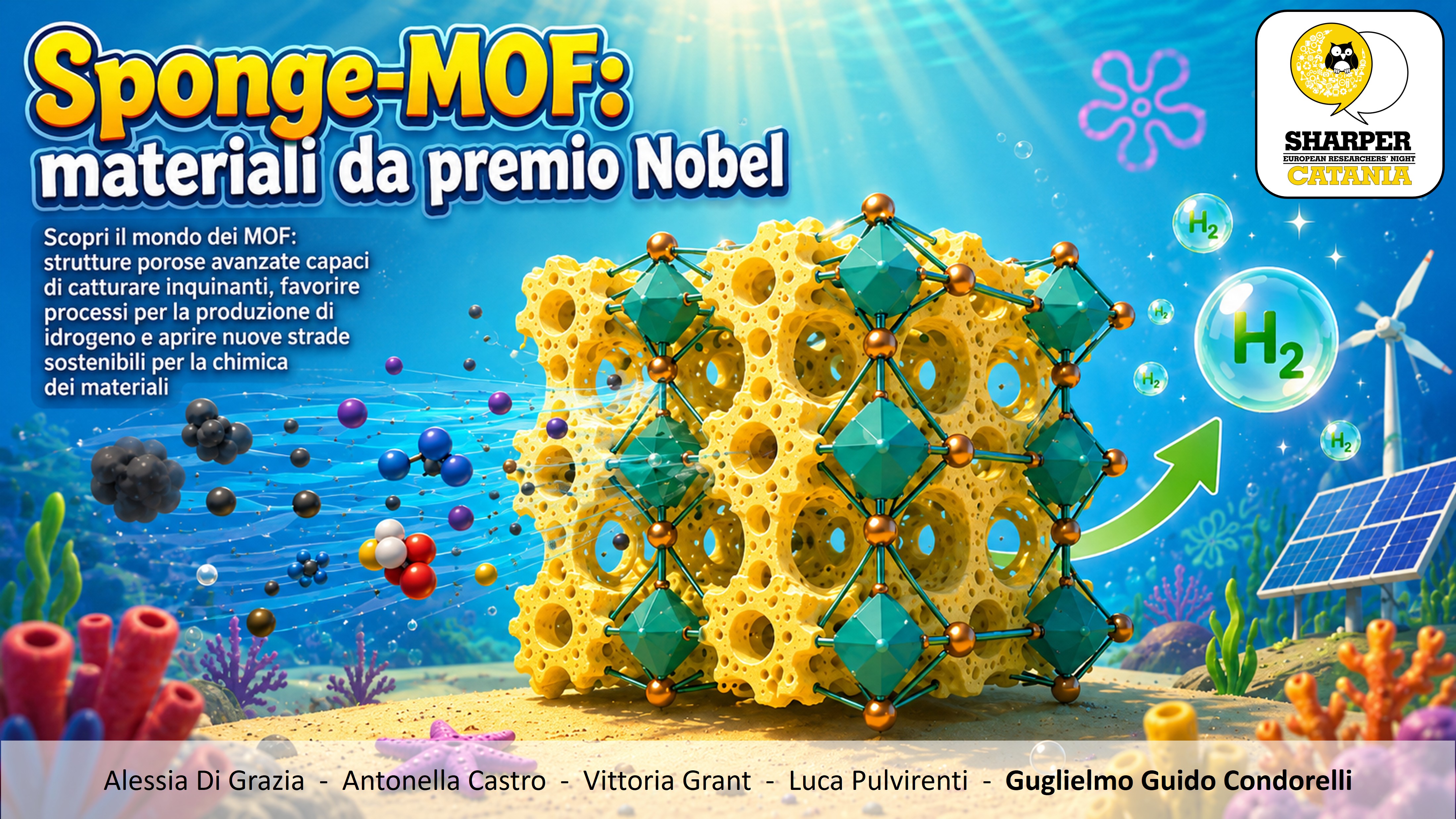 Sponge-MOF: materiali da Premio Nobel