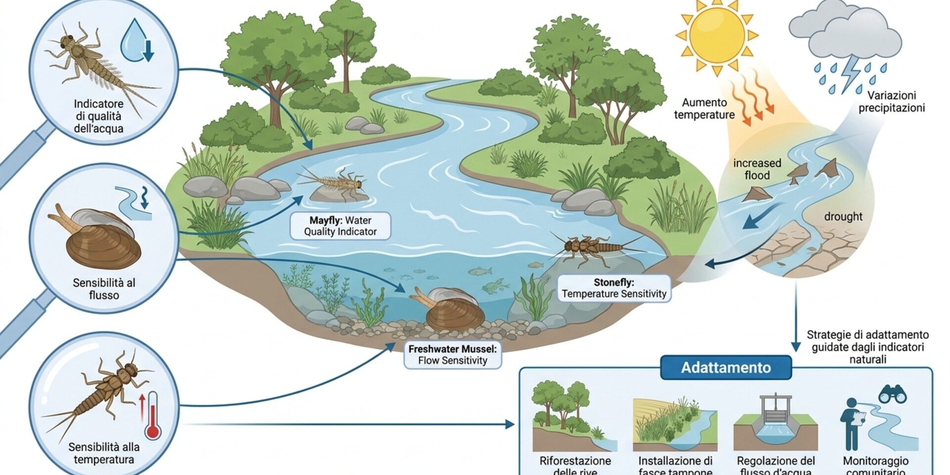 Indicatori e risposte “naturali” al cambiamento climatico