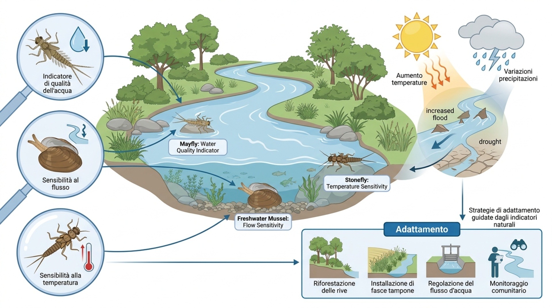 Indicatori e risposte “naturali” al cambiamento climatico
