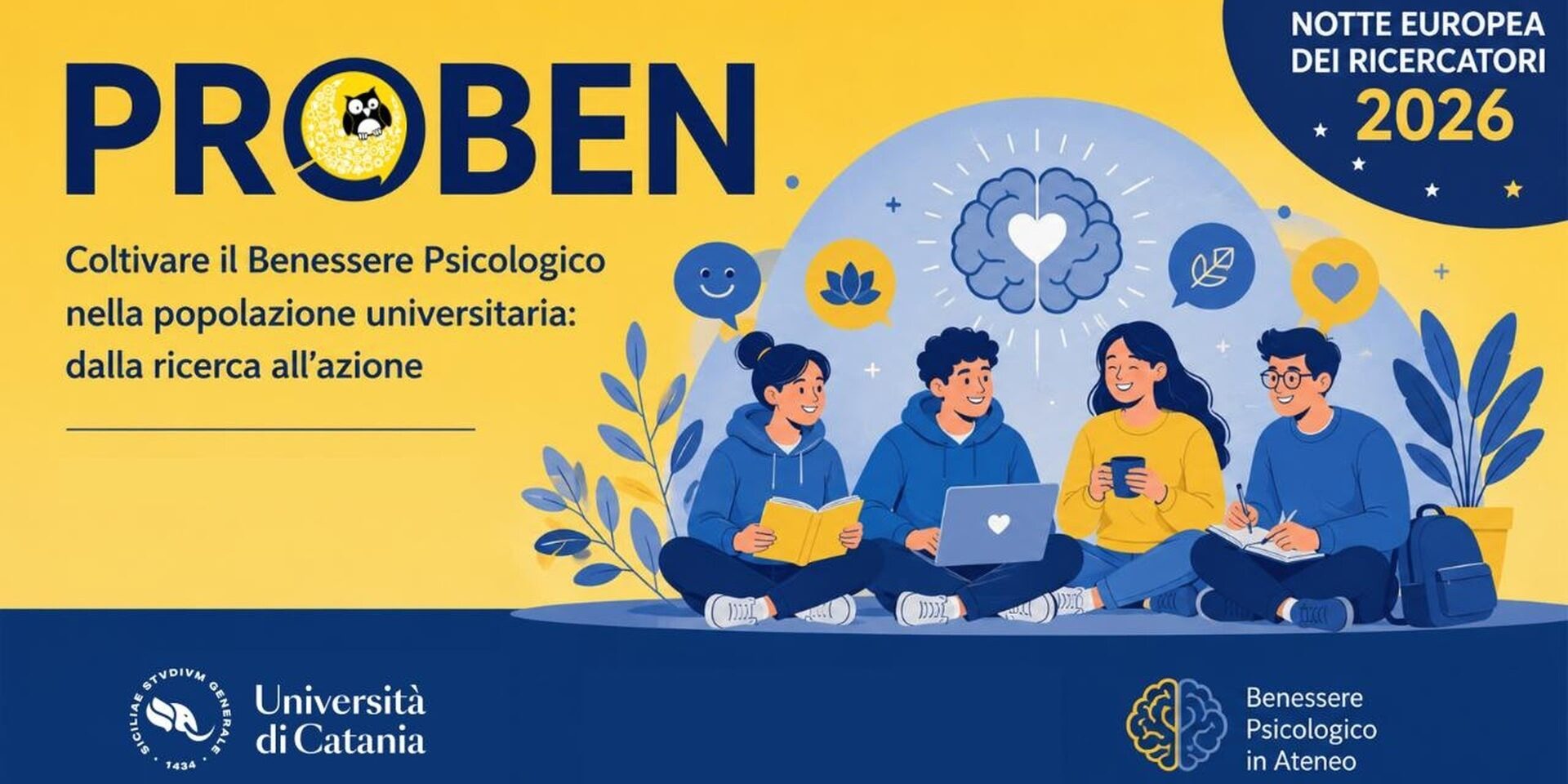 PROBEN – Coltivare il Benessere Psicologico nella popolazione universitaria: dalla ricerca all’azione